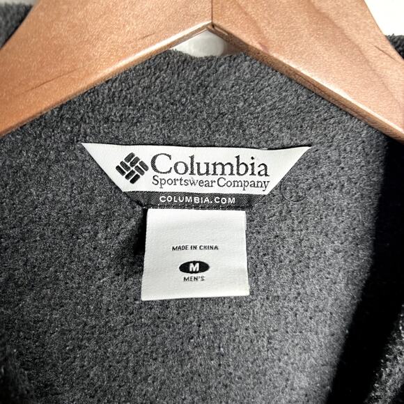 Columbia Gray Full Zip Fleece Jacket - Picture 3 of 5
